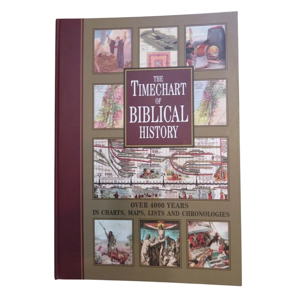 The Timechart of Biblical History Hardcover Over 4000 Years Charts Maps Tegg